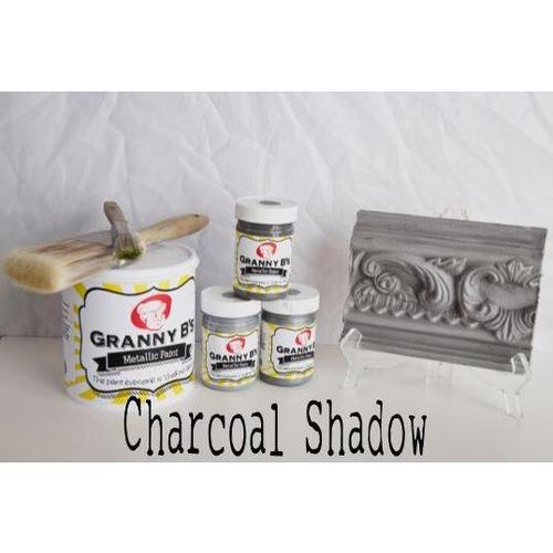 Metallic chalk-finish paint