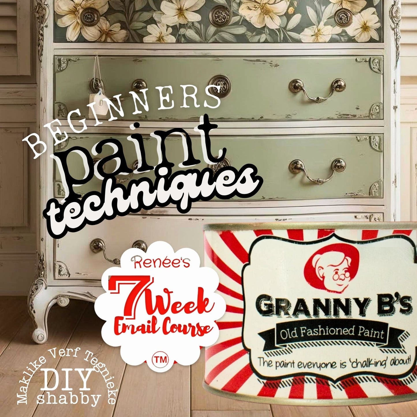 Chalk-Painting Course for Beginners (email) - Granny B's Old Fashioned Paint