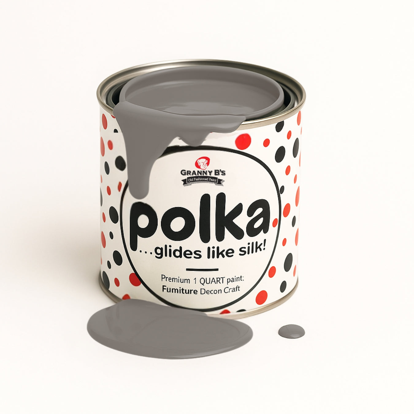 Polka.Paint - Pebble (stone grey) - Granny B's Old Fashioned Paint