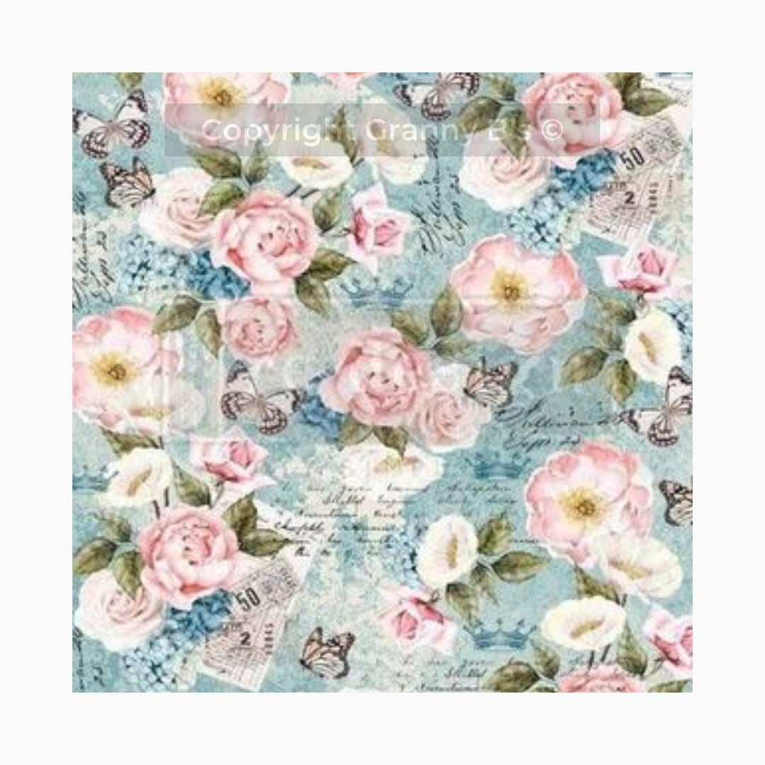 ‘Zola’ - Decoupage Tissue Paper - Granny B's Old Fashioned Paint