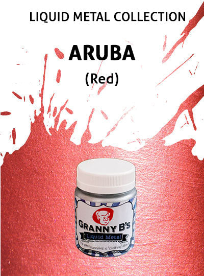 Liquid Metal Aruba Red-SALE - Granny B's Old Fashioned Paint