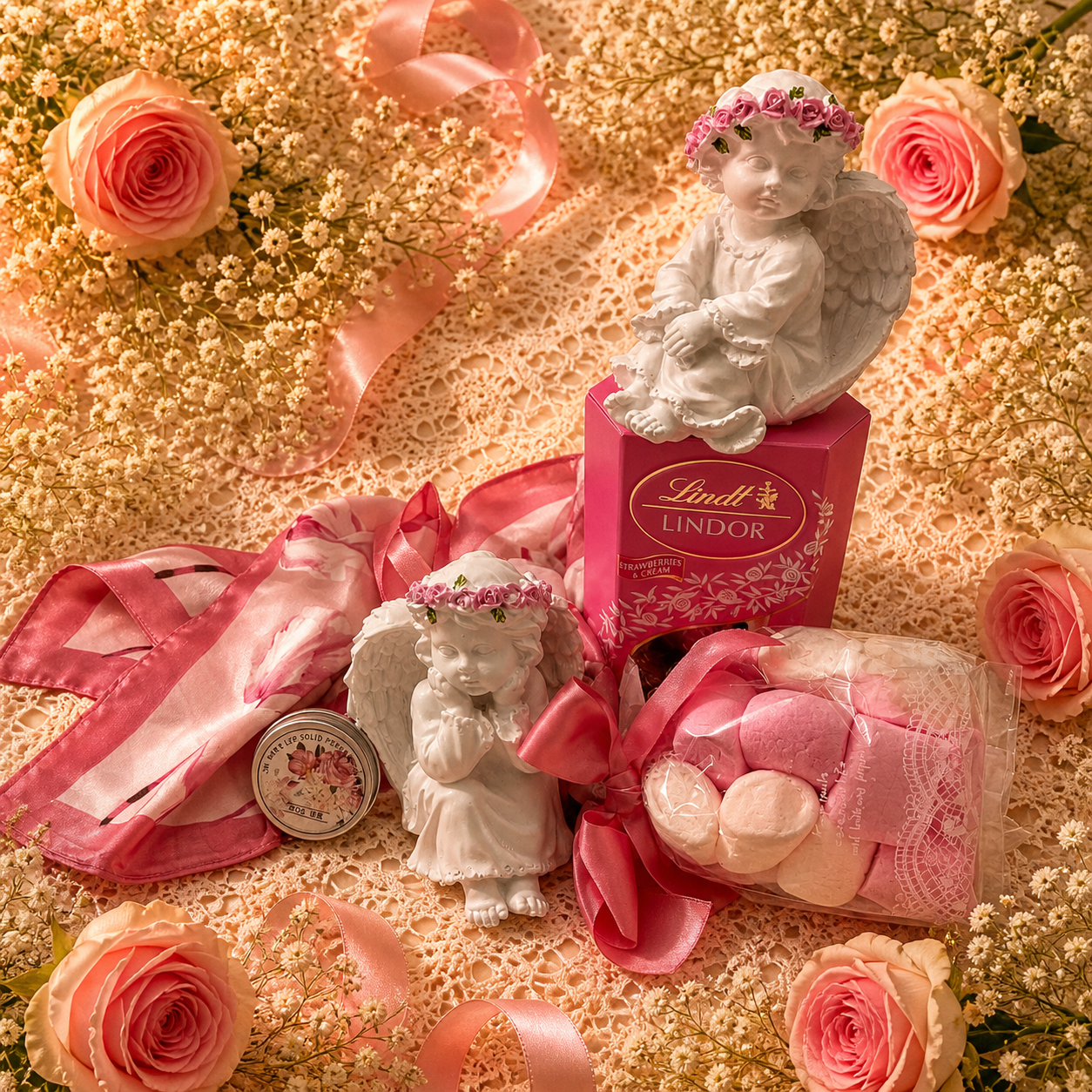 93. Flower Angels - Granny B's Old Fashioned Paint