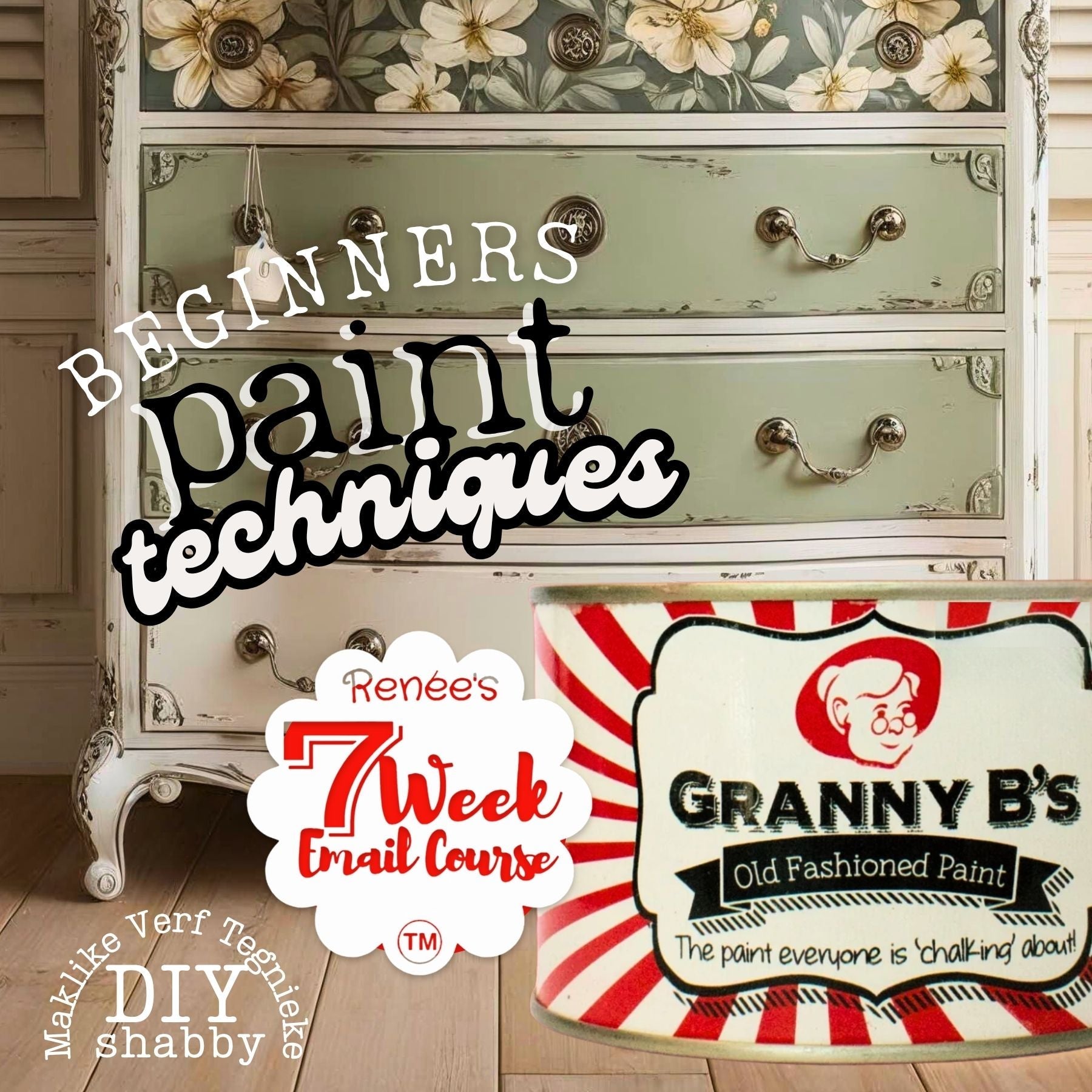 Chalk-Painting Course for Beginners (email) - Granny B's Old Fashioned Paint