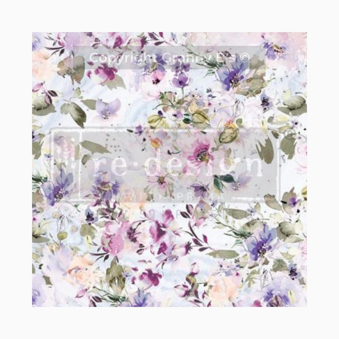 ‘Amethyst Dance’ - Decoupage Tissue Paper - Granny B's Old Fashioned Paint