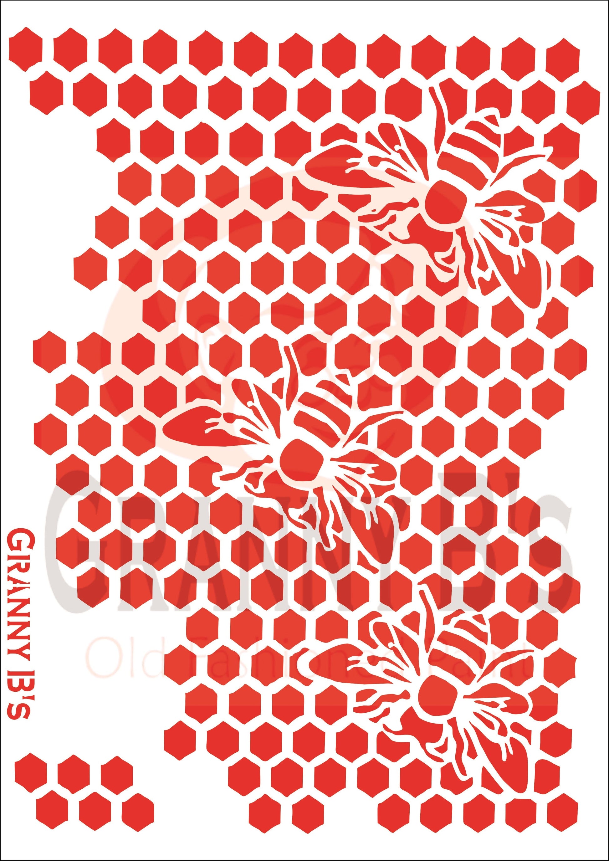 Beehive Stencil - Granny B's Old Fashioned Paint