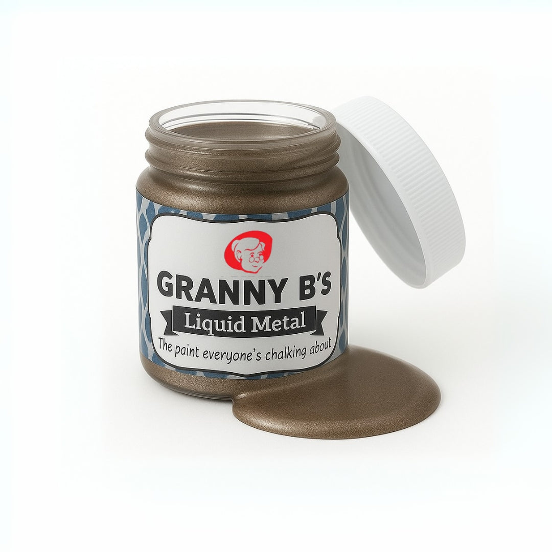 Liquid Metal Champagne 125ml - Granny B's Old Fashioned Paint