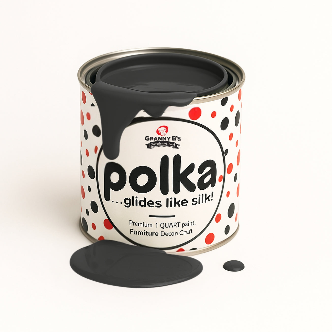 Polka.Paint - Carbon (black) - Granny B's Old Fashioned Paint