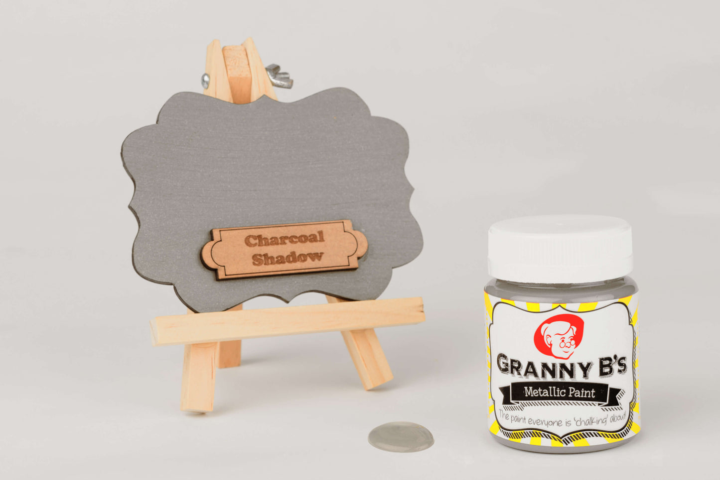 Metallic Chalkpaint - Charcoal Shadow - Granny B's Old Fashioned Paint