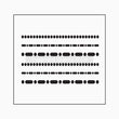 Dash Dot Border Stencil - Granny B's Old Fashioned Paint