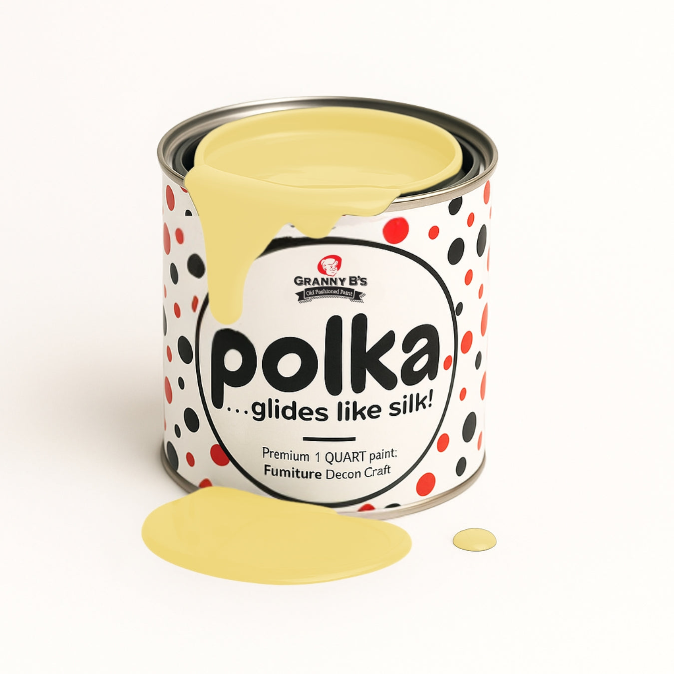 Polka.Paint - Day Lily (pale yellow) - Granny B's Old Fashioned Paint