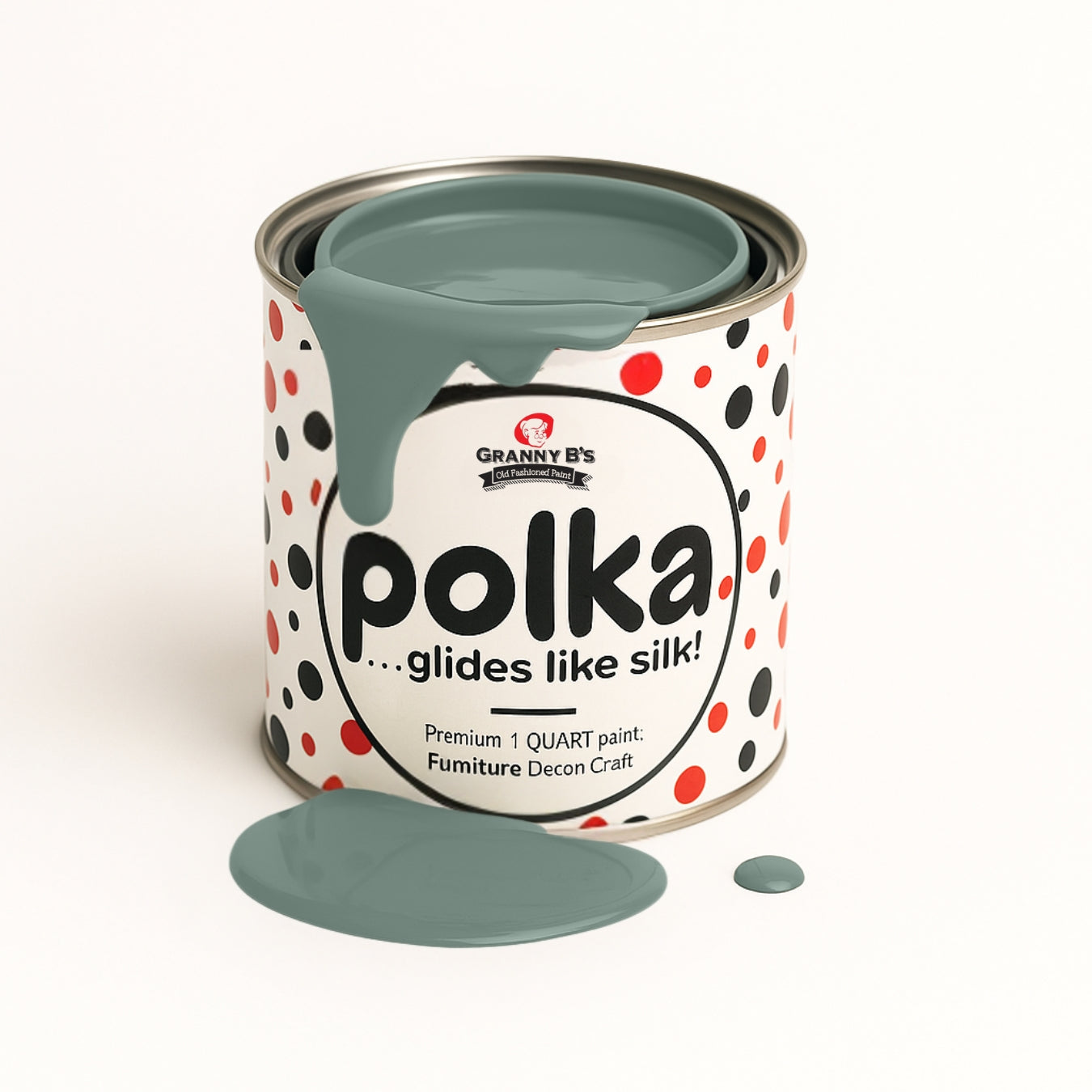 Polka.Paint - Duck Egg (duck egg blue) - Granny B's Old Fashioned Paint