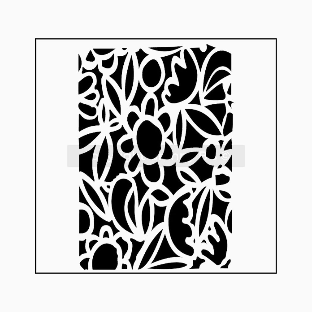 Flower Power Stencil - Granny B's Old Fashioned Paint