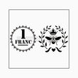 Franc and French Bee Wreath Stencil - Granny B's Old Fashioned Paint