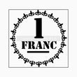 French Franc Stencil - Granny B's Old Fashioned Paint