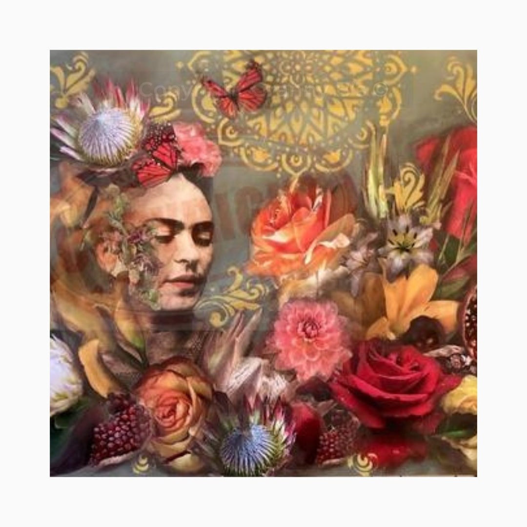 ‘Frida’ by Anna Kristina Decoupage Tissue - Granny B's Old Fashioned Paint