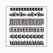 Funky Borders Stencil - Granny B's Old Fashioned Paint