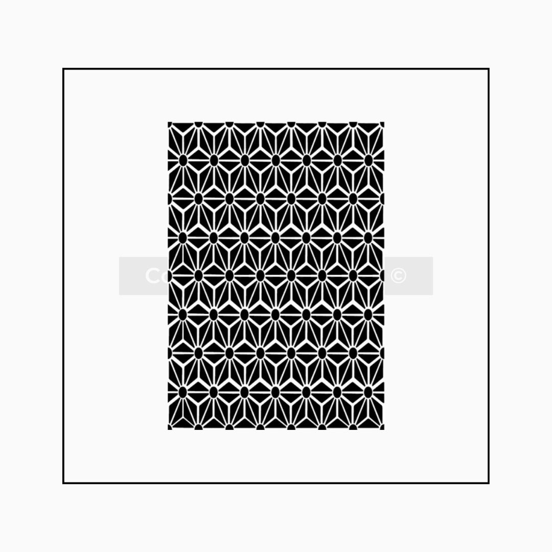 Geometric Star Stencil - Granny B's Old Fashioned Paint