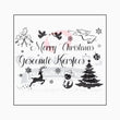 Merry Christmas Stencil - Granny B's Old Fashioned Paint