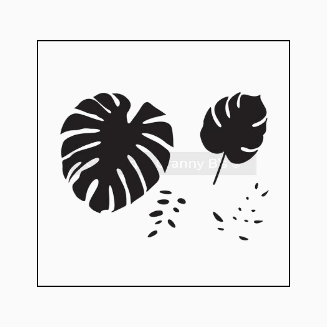New Leaf Stencil - Granny B's Old Fashioned Paint