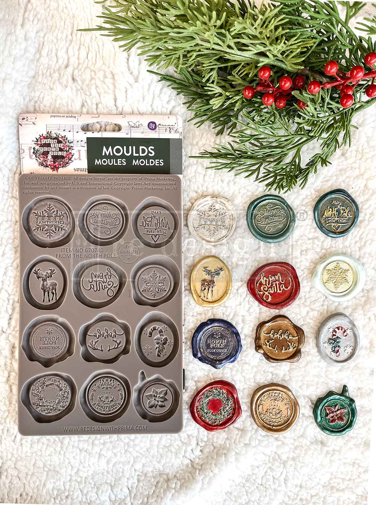 Redesign Mould - North Pole Collection Mould - Granny B's Old Fashioned Paint