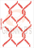 Rope Stencil - Granny B's Old Fashioned Paint