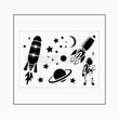 Space Stencil - Mylar - Granny B's Old Fashioned Paint
