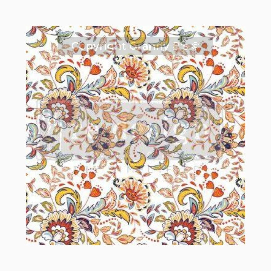 ‘Tangerine Spring’ - Decoupage Tissue Paper - Granny B's Old Fashioned Paint