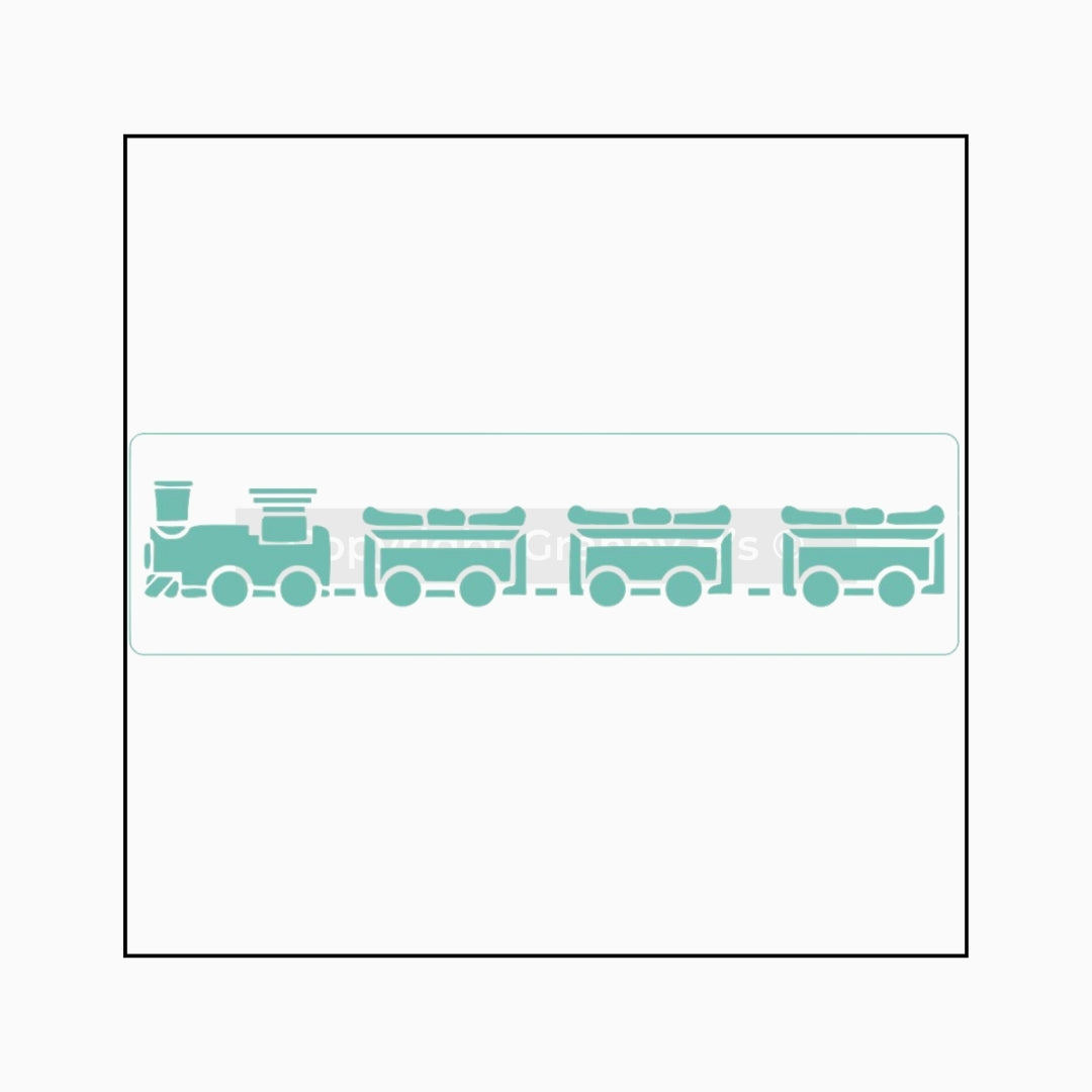 Trains - Stencil - Granny B's Old Fashioned Paint