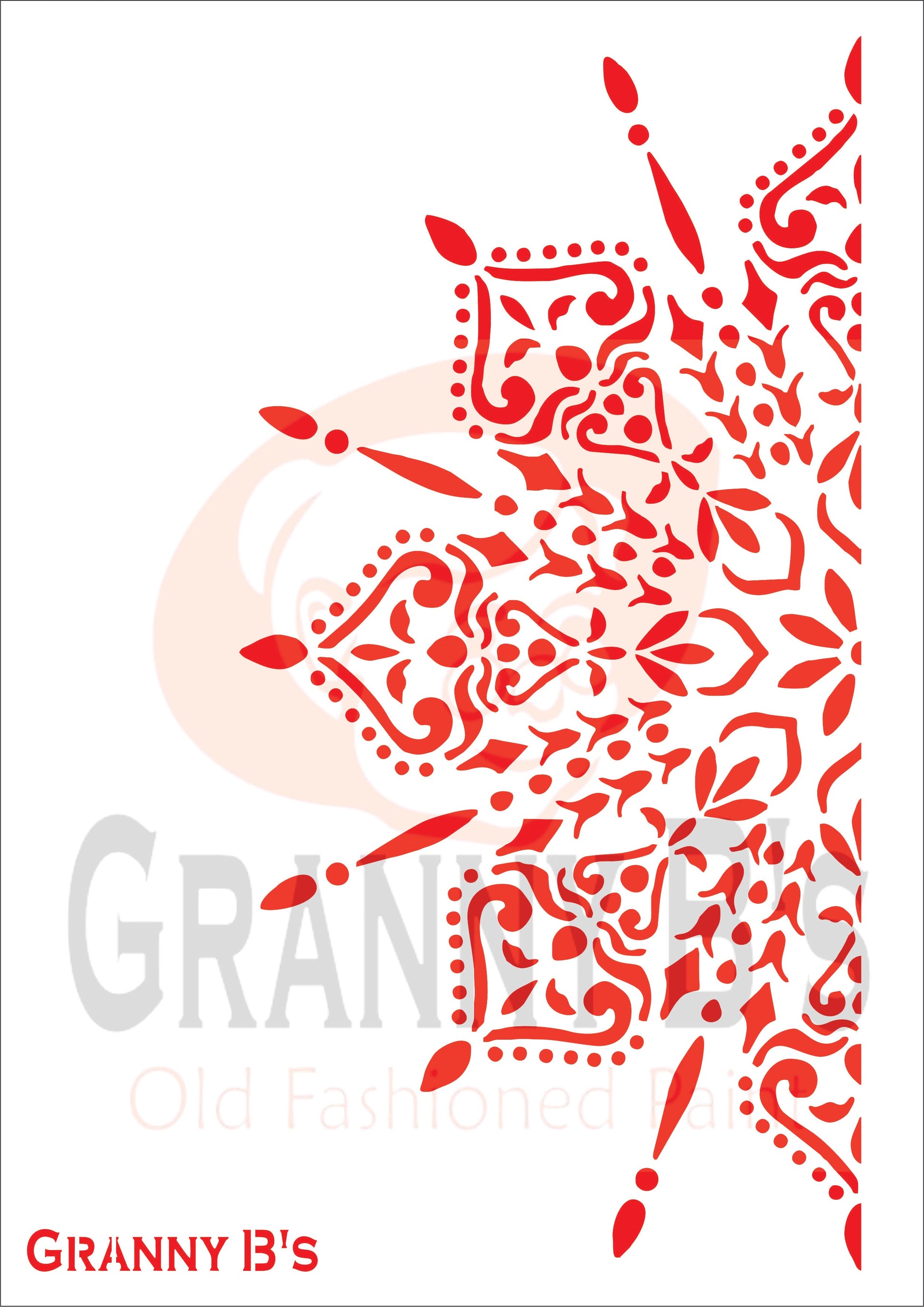 Tuscan Mandala Stencil - Granny B's Old Fashioned Paint