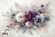 Twilight Serenade Centerpiece  - Decoupage Fibre Tissue A1 + Free A4 - Granny B's Old Fashioned Paint