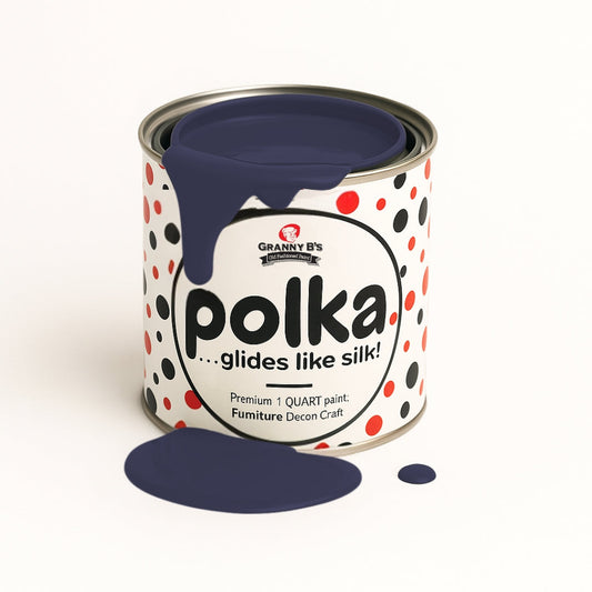 Polka.Paint - Lincoln (navy blue) - Granny B's Old Fashioned Paint